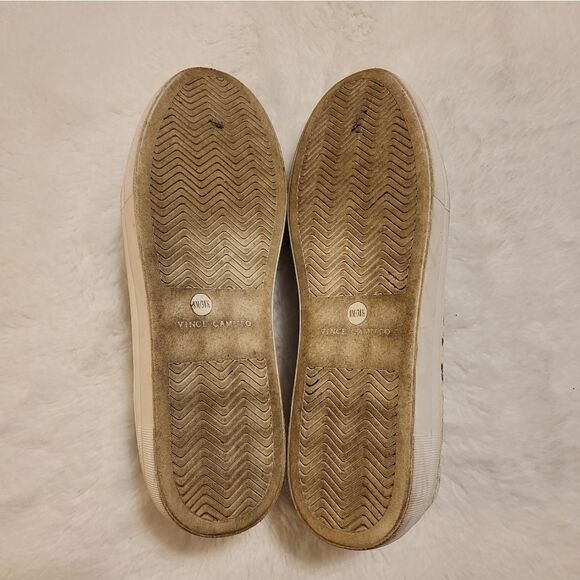 Vince Camuto grey/white snakeskin leather loafers - Picture 9 of 10